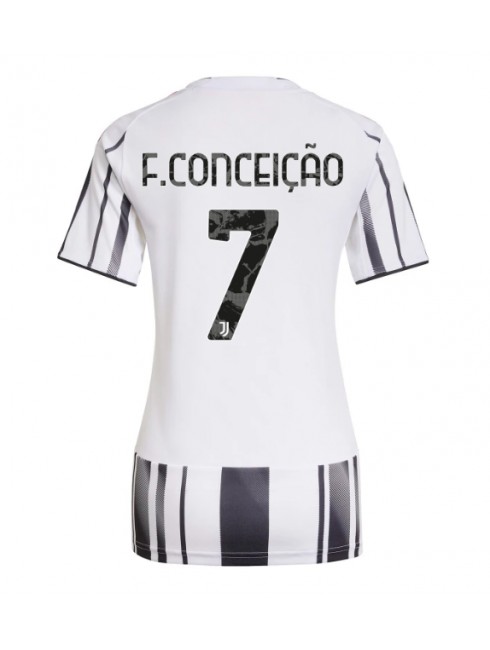 Juventus Francisco Conceicao #7 Replika Hemmakläder Dam 2025-26 Kortärmad Juventus Francisco Conceicao #7 Replika Hemmakläder Dam 2025-26 Kortärmad